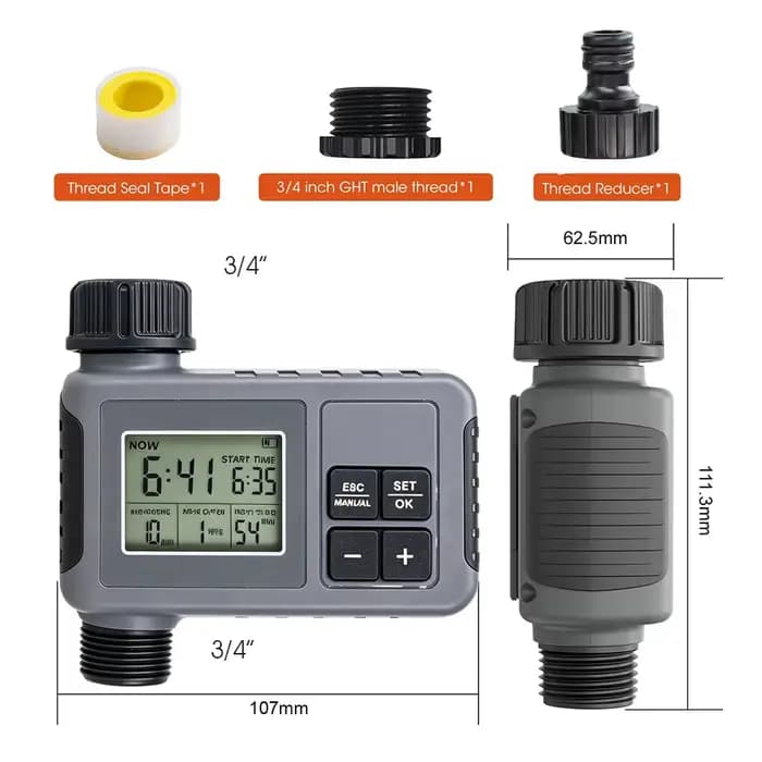 Minuterie d'eau de jardin électronique