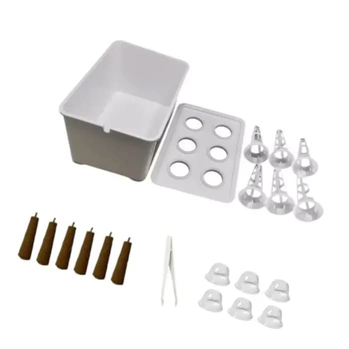 Jardinière hydroponique recyclable 652F avec fenêtre transparente