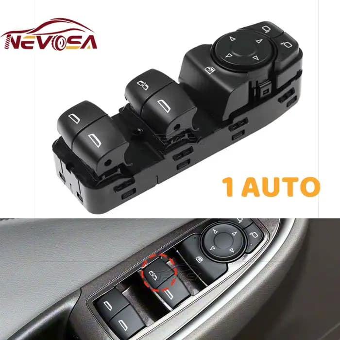 Interrupteur de lève-vitre électrique 1 AUTO pour Chevrolet Malibu 2018 2019 2020 Bolt Traverse Volt GMC Terrain Buick Enclave 23308155 84699725