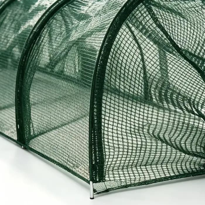 Kit de 1 tunnel de jardin pliable en métal durable de 3 mètres avec protection UV pour fermes et jardins