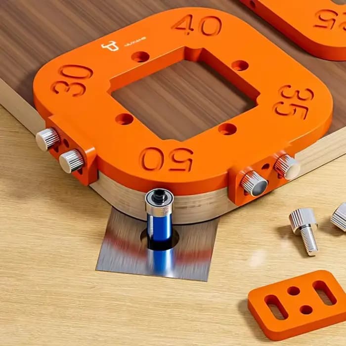 Modèles de rayon d'angle de routeur pour le travail du bois