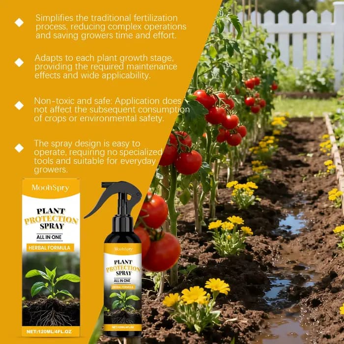 Le spray de protection des plantes améliore efficacement le rendement