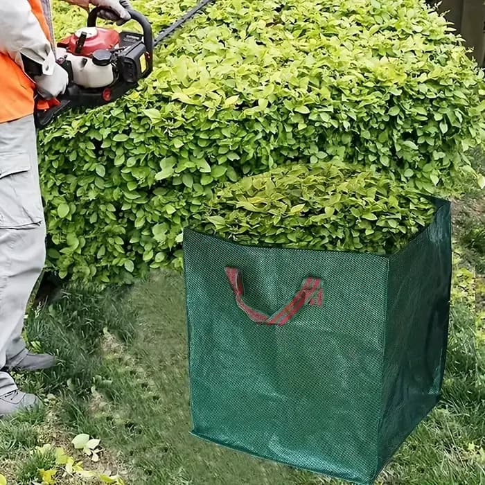 Sac de rangement de jardin robuste de 60/125 L | Sac de ramassage de feuilles et de débris