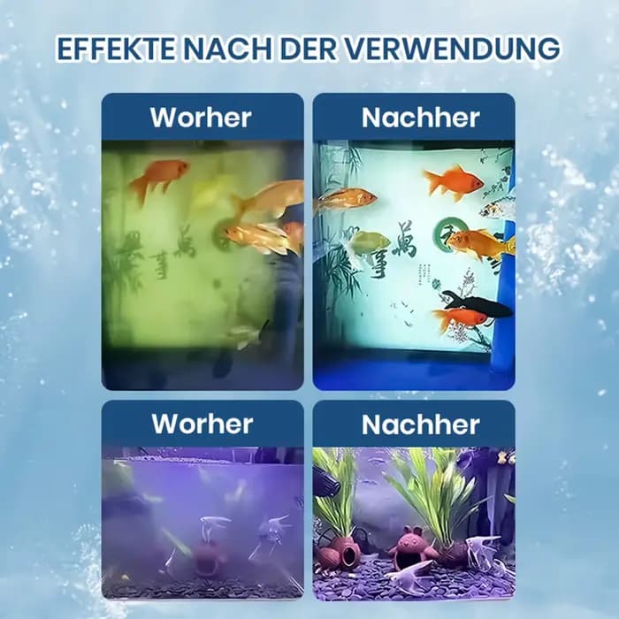 Comprimés de purification d'eau pour aquarium d'eau douce, détoxifiant rapide pour l'ammoniac, améliorant la clarté de l'eau, sans danger pour les aquariums