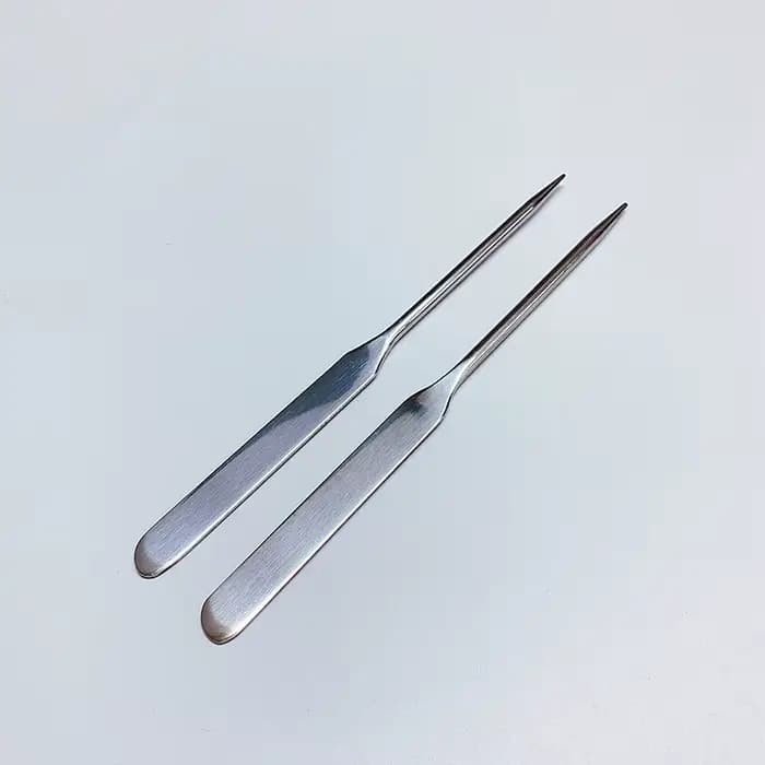 Plateau de Palette en acier inoxydable, ensemble de tiges de mélange, spatule de Toner de maquillage, bâton de mélange de crème de fond de teint, outil de mélange de cosmétiques