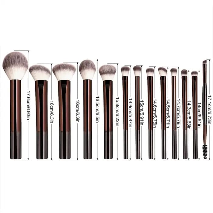 Ensemble de pinceaux de maquillage, 13 pièces, fond de teint, correcteur, poudre, fard à paupières, Blush, mélange Kabuki, outil de beauté cosmétique pour le visage