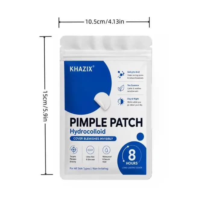 Patchs Hydrocolloïdes Anti-Acné pour une Guérison Rapide des Imperfections, 372 Pièces, Imperméables pour la Douche, la Natation et les Activités de Plein Air