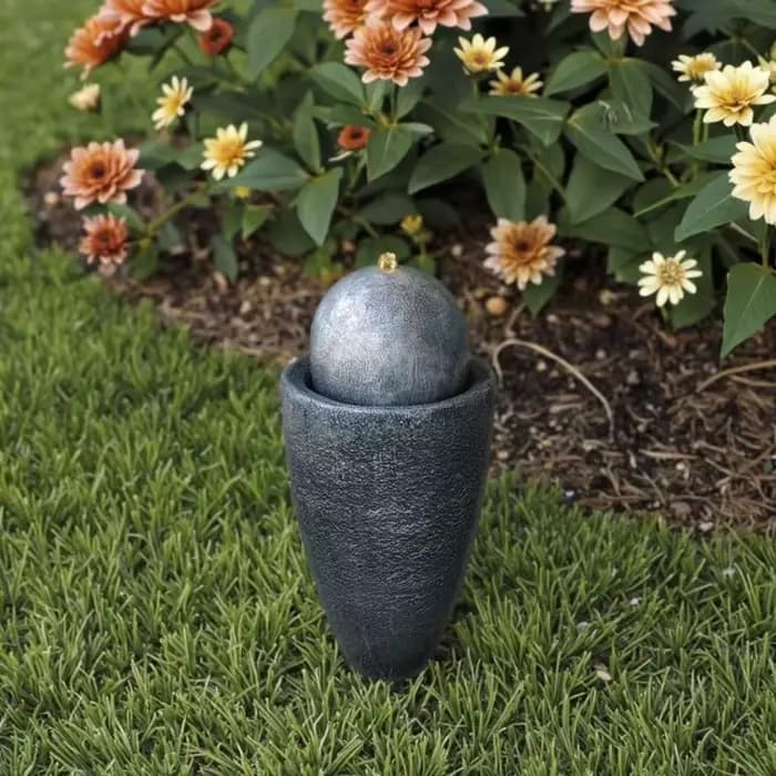 Ornement de fontaine décoratif de jardin de cour intérieure/extérieure
