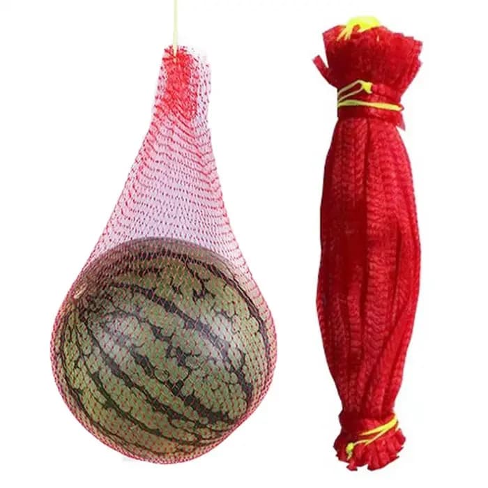Filet de jardinage en plastique de 35cm, 100 pièces, pour melon d'eau, hamac de plantation verticale avec sangles, corde de filet de jardinage