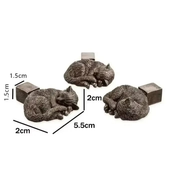 3 pièces Pot de fleur pieds support forme animale chat chien Pots de plantes Risers Pad extérieur jardin résine Pot pied plante bonsaï supports