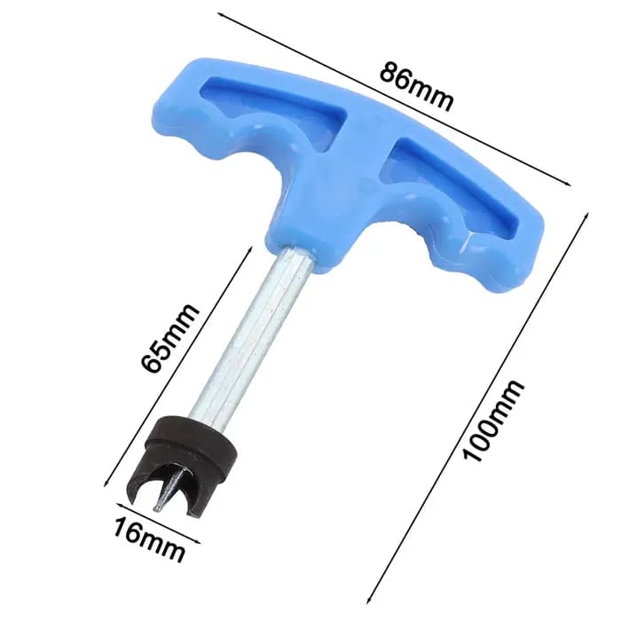 Outil agricole perforateur de trous pour tuyaux PE