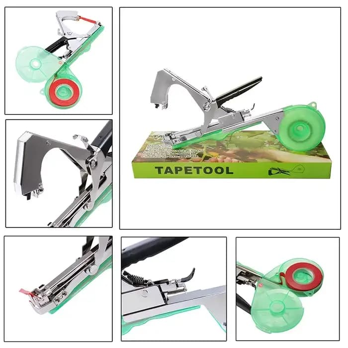 Machine à attacher les plantes à la main