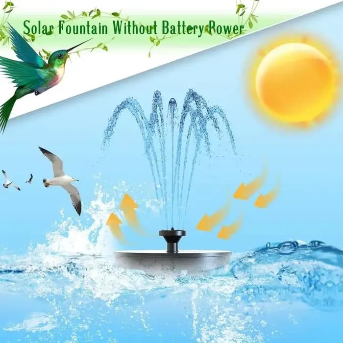 Fontaine solaire d'extérieur