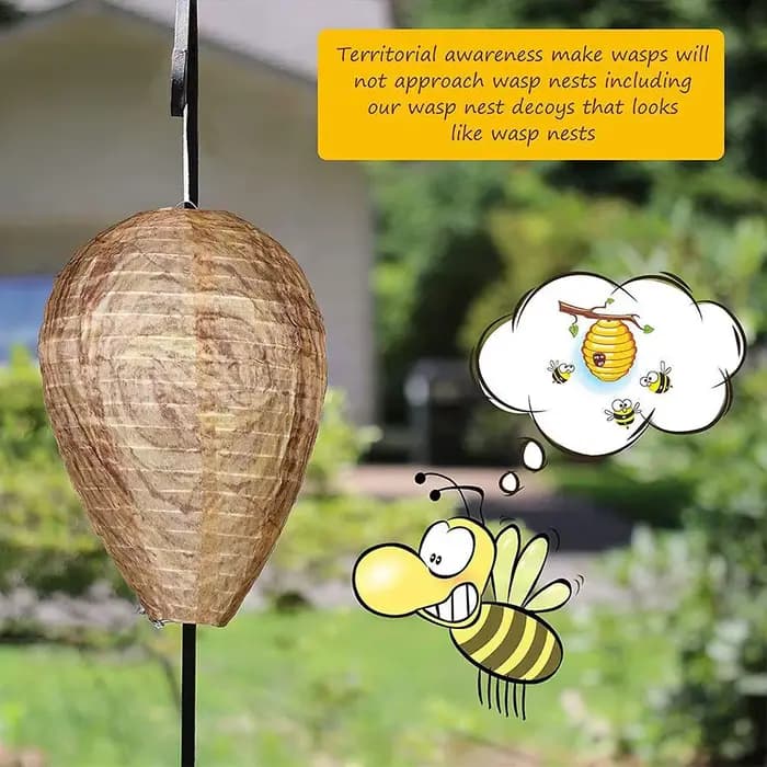 Leurre de accent de guêpe étanche pour jardin verger