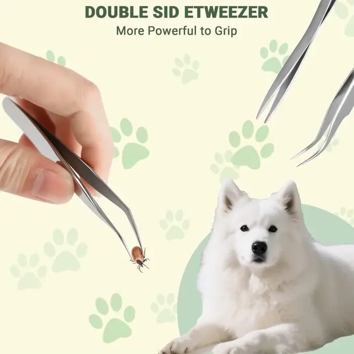 Kit de pinces à tiques pour animaux de compagnie