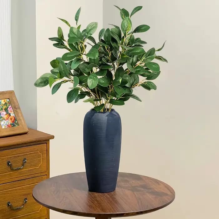 Plante Artificielle Magnolia Vert Bouquet de Mariée Décoration DIY de Haute Qualité pour Mariage