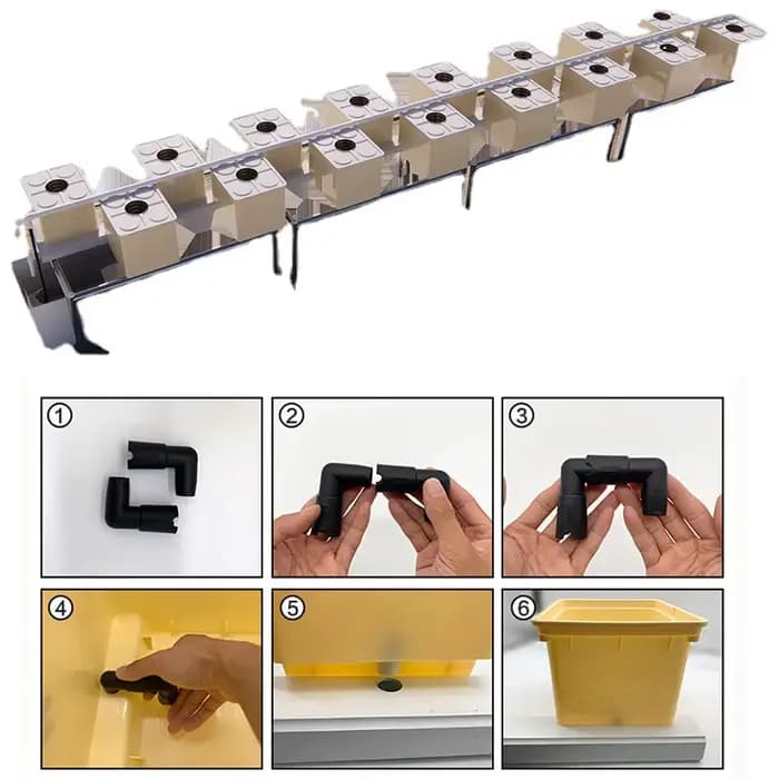 Système hydroponique sans sol pour balcon domestique