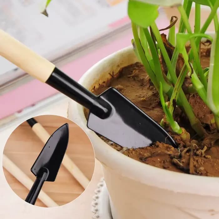 Ensemble d'outils de jardinage de trois pièces