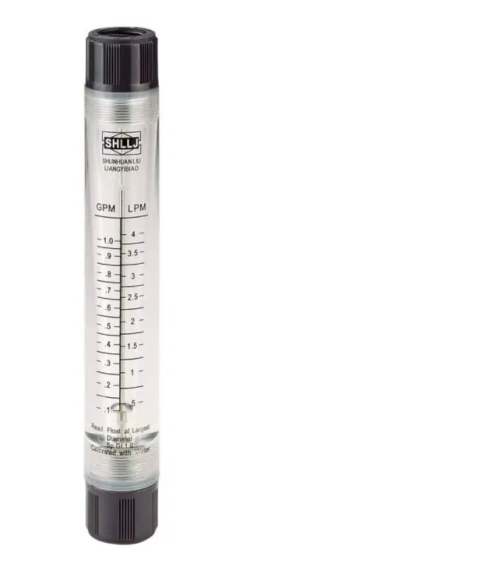 LZM-15G 1/2 "BSP Type de Tube ABS outil de débitmètre de liquide 0.1-0.5GPM 0.1-1GPM 0.2-2GPM 0.2-2.5GPM 0.5-5GPM