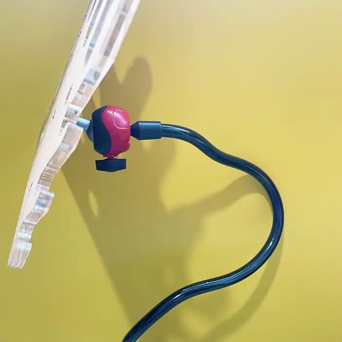 Support de Circuit Respiratoire d'Anesthésie pour Animaux de Compagnie, Tube Ondulé, Fileté Universel, PVC, pour Chien et Chat