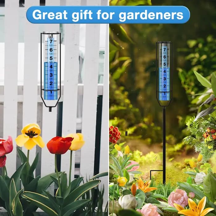 Jauge de pluie 7 ", outil de mesure extérieur en plastique Transparent antigel