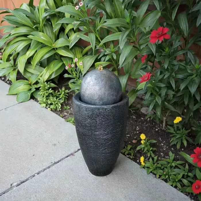 Ornement de fontaine décoratif de jardin de cour intérieure/extérieure