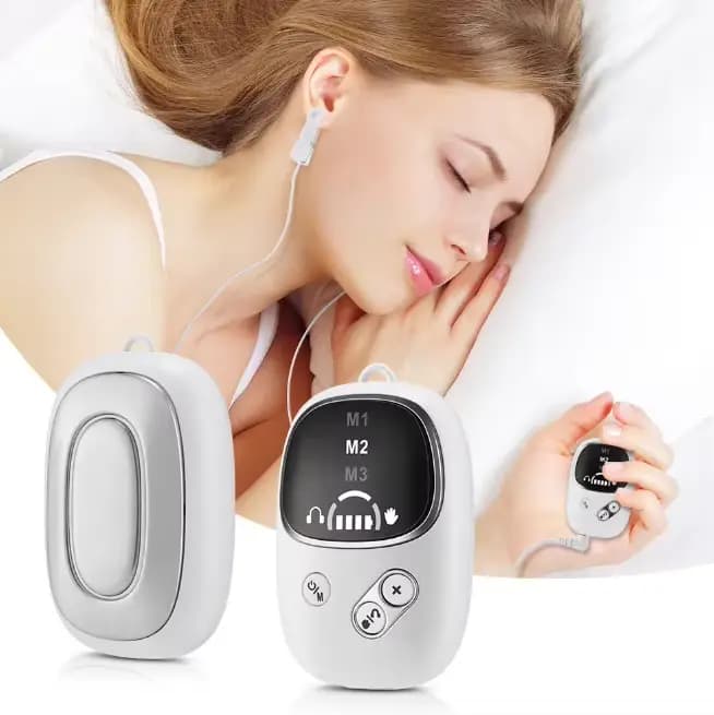 Appareil intelligent de relaxation du sommeil à intensité réglable en deux modes pour soulager l'anxiété, réguler les fonctions neurologiques et améliorer l'insomnie
