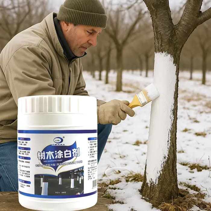 Peinture blanche pour arbre