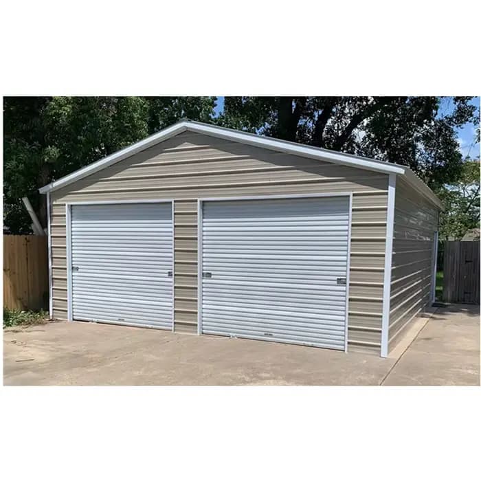 Abri de jardin préfabriqué pliable en métal pour stockage