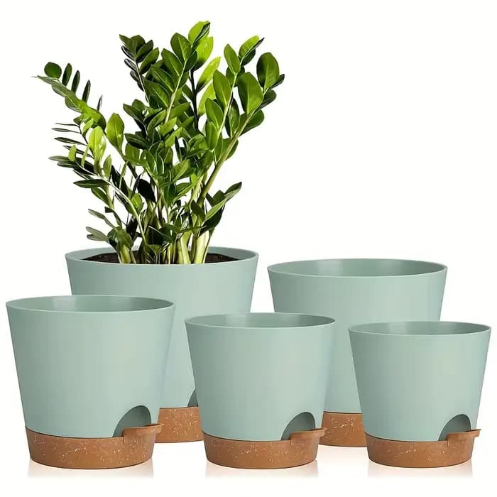 Pots de plantes d'intérieur à arrosage automatique