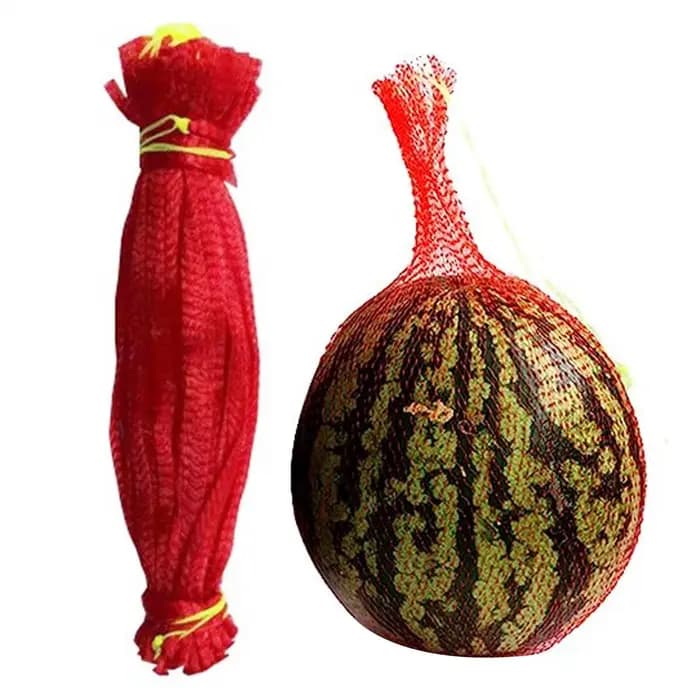 Filet de jardinage en plastique de 35cm, 100 pièces, pour melon d'eau, hamac de plantation verticale avec sangles, corde de filet de jardinage