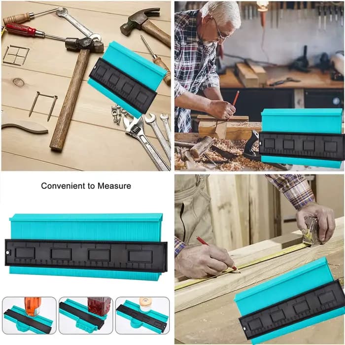 Gabarit de contour pour la mesure - Outil de duplication de formes irrégulières pour charpentier