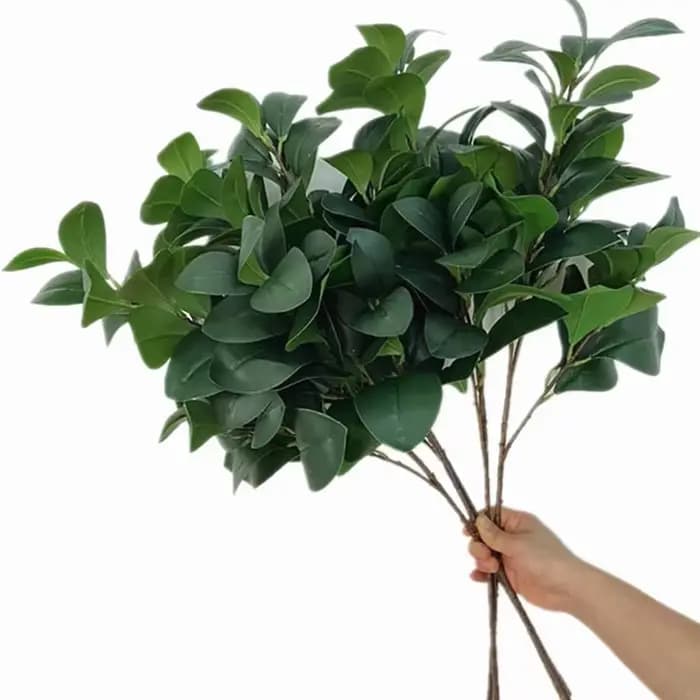 Plante Artificielle Magnolia Vert Bouquet de Mariée Décoration DIY de Haute Qualité pour Mariage