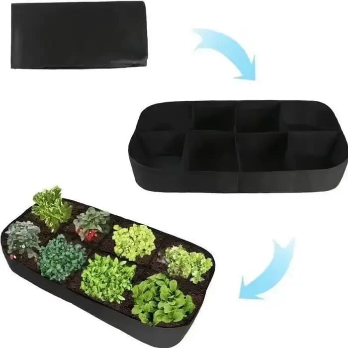 Sac de plantation rectangulaire de 128 gallons
