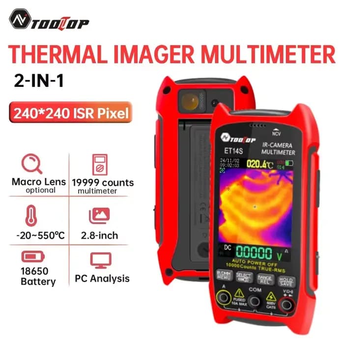 Caméra thermique portable TOOLTOP ET14S