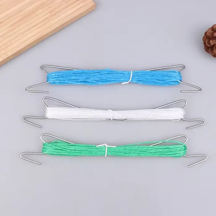 10 pièces plantes crochets Clips avec 10M corde + 20