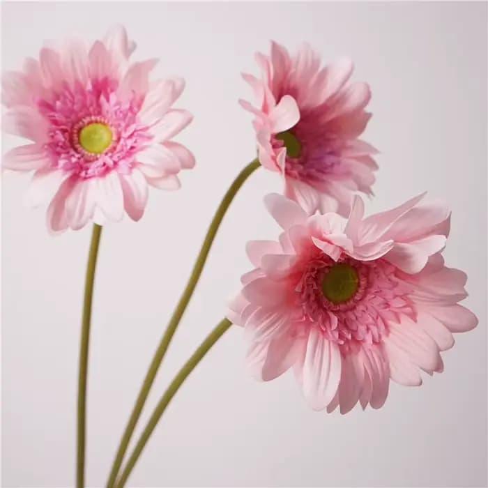 Branche de fleur artificielle Gerbera hydratante au toucher