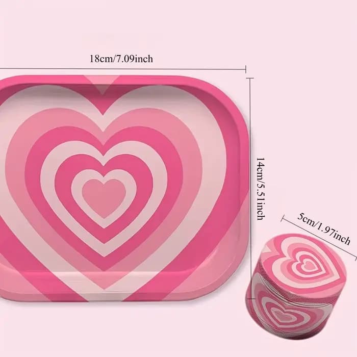 Broyeur de livres et plateau roulant rose 1/2 pièces