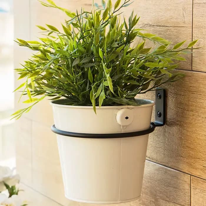 Anneau de support de Pot de fleur mural, facile à installer, crochet de plante en métal polyvalent, support de Pot de fleur pour décoration intérieure et extérieure