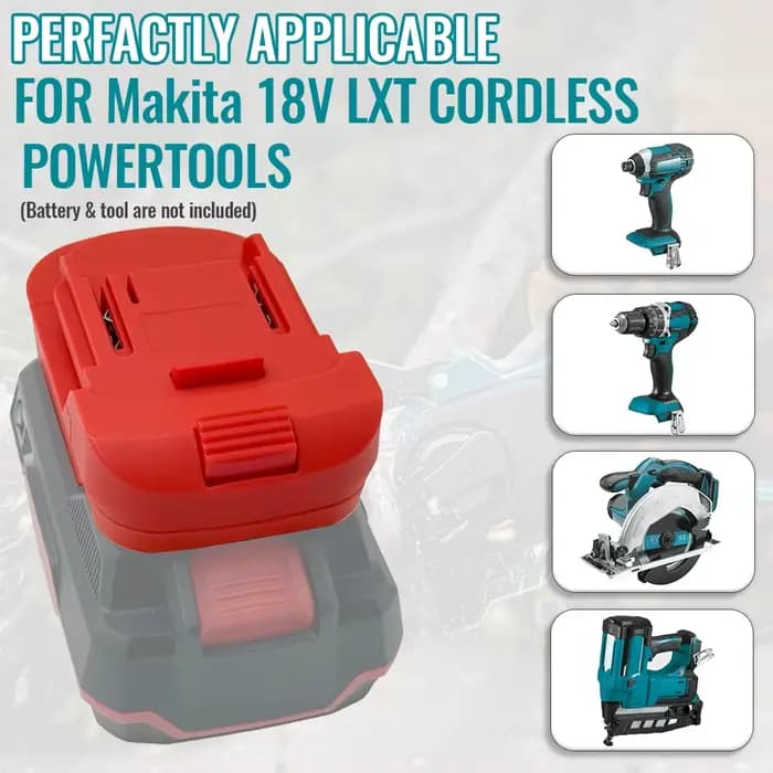 Adaptateur de batterie pour outil électrique, convertisseur d'adaptateur de batterie pour Lidl Parkside vers adaptateur de batterie Li-ion Makita pour outil électrique