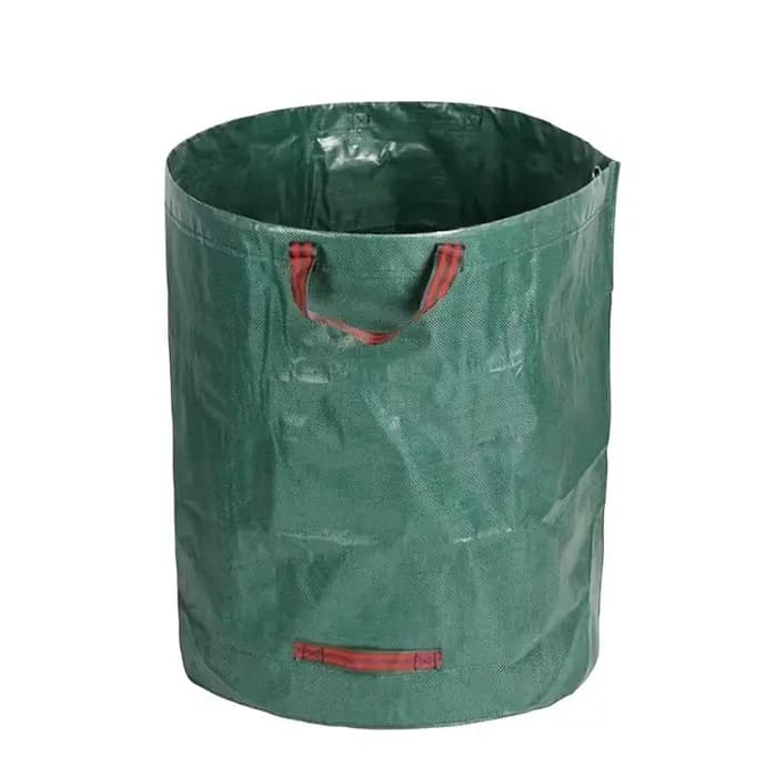 Sacs à déchets de jardin réutilisables grande capacité imperméables avec poignées faciles à saisir pour le nettoyage des débris d'automne à la maison et dans la cour
