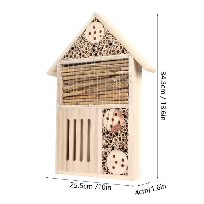 Équation d'insectes en bois pour jardin extérieur
