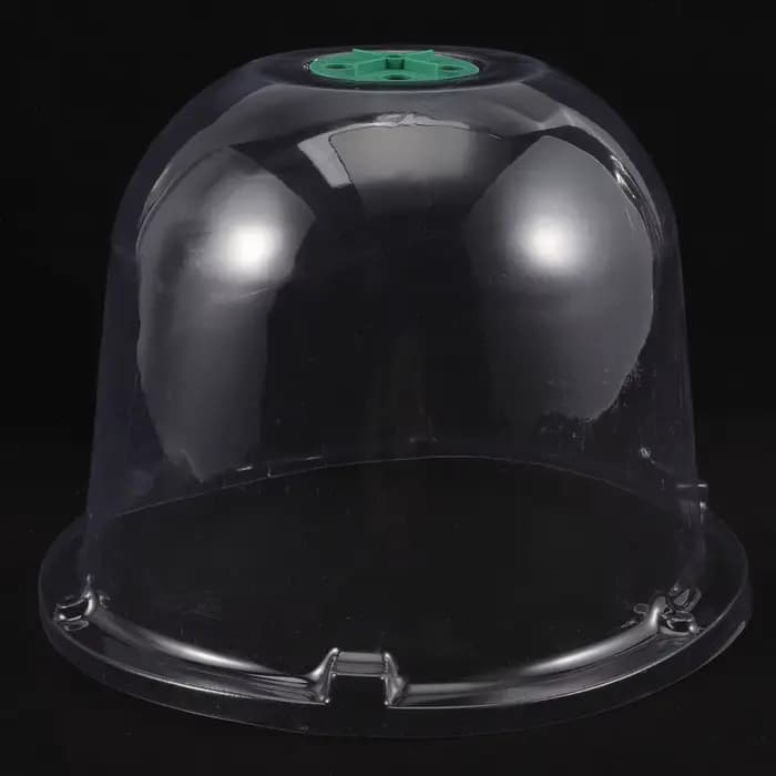 Cloche de jardin en plastique transparente avec ventilation pour protéger les plantes et les légumes contre