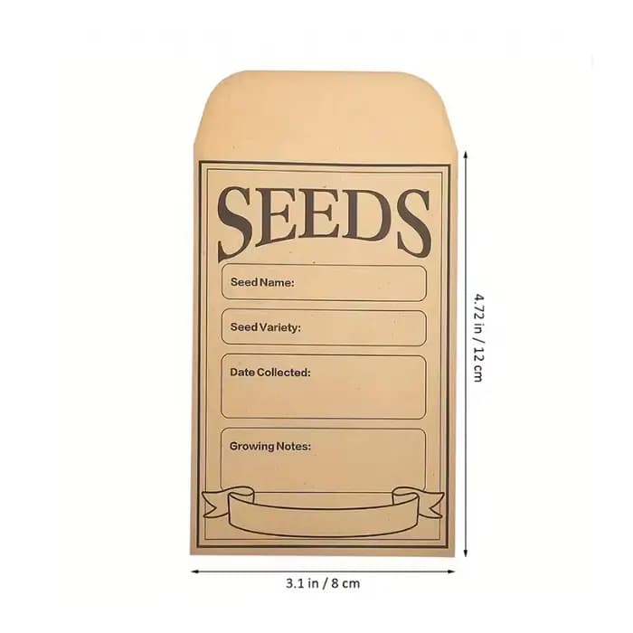 1 ensemble de classeurs de rangement pour graines de jardin