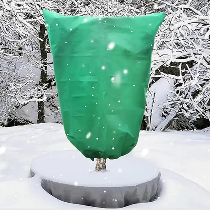 Couverture de protection hivernale pour plantes en pot