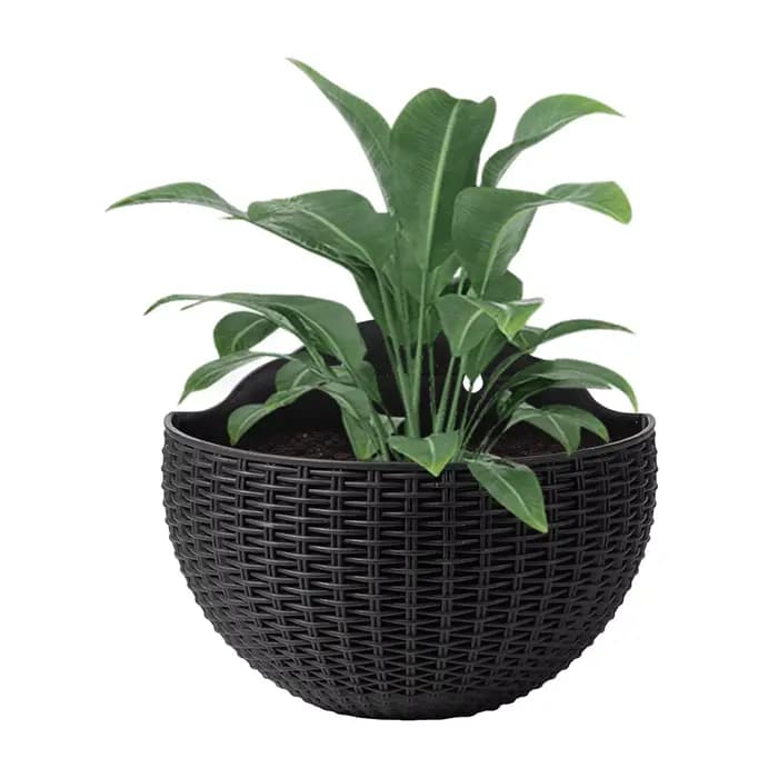 Pot de fleurs mural exquis en plastique