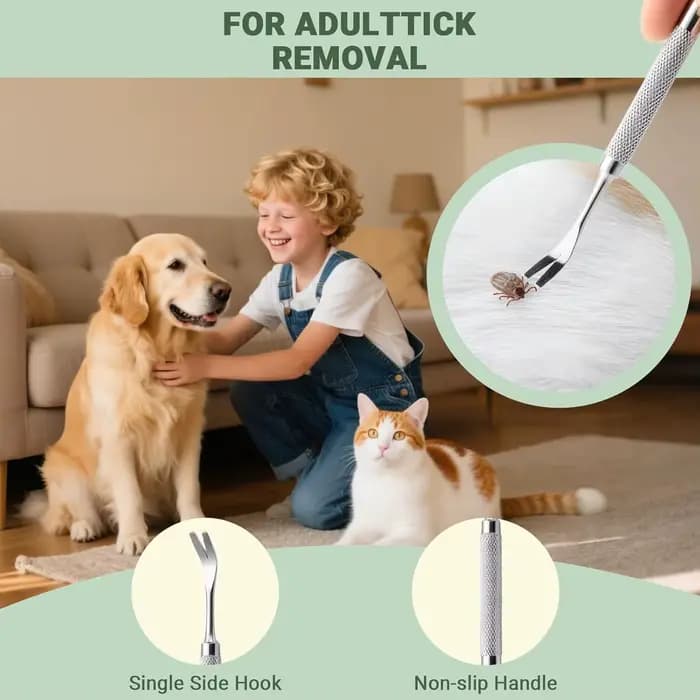 Kit de pinces à tiques pour animaux de compagnie
