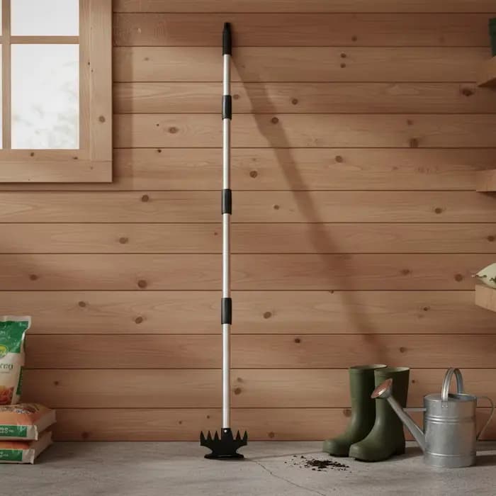 Houe de jardinage ergonomique pour désherber