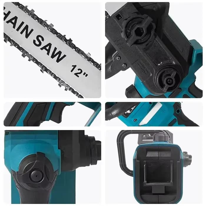 Makita – tronçonneuse électrique bleue sans fil de 12 pouces