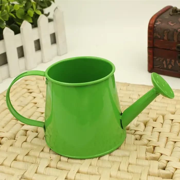 Arrosoir Mini bouilloire enfants Pot jardin métal eau modèle fleur fer étain Miniature jardinage jouet intérieur seau